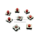 6.2*6.2 Четырехногленная пятилетняя красная ручка красная головка 6x6x2.5/3,1/3,7/4,3 мм.