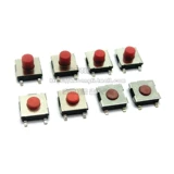 6.2*6.2 Четырехногленная пятилетняя красная ручка красная головка 6x6x2.5/3,1/3,7/4,3 мм.