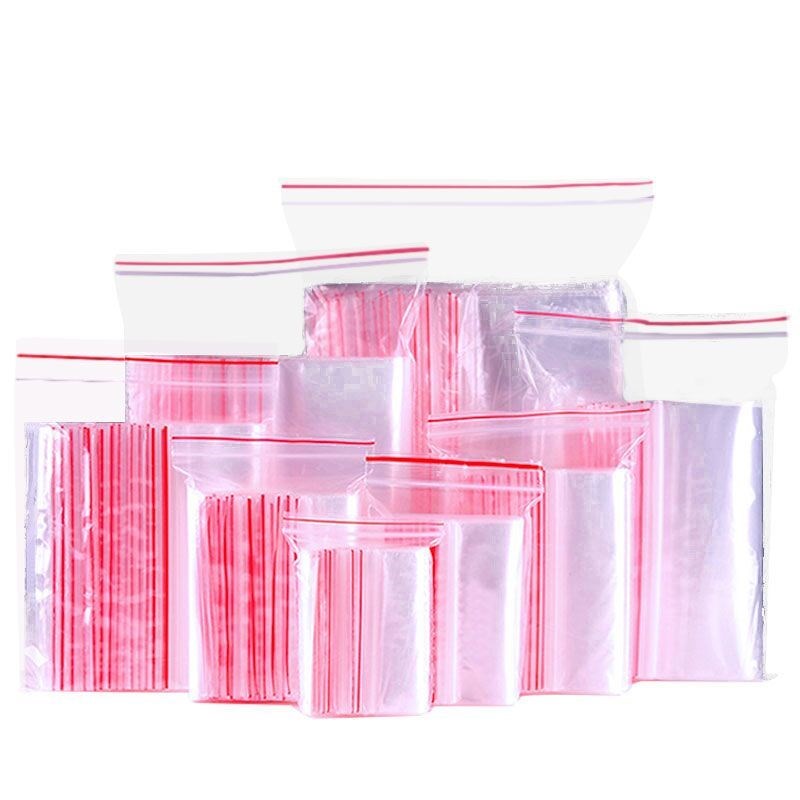 Eardecoration Cashier Bag Transparent Pvc Ornament Bag small number Mini self-proclaimed bag large size sealed bag closure bag