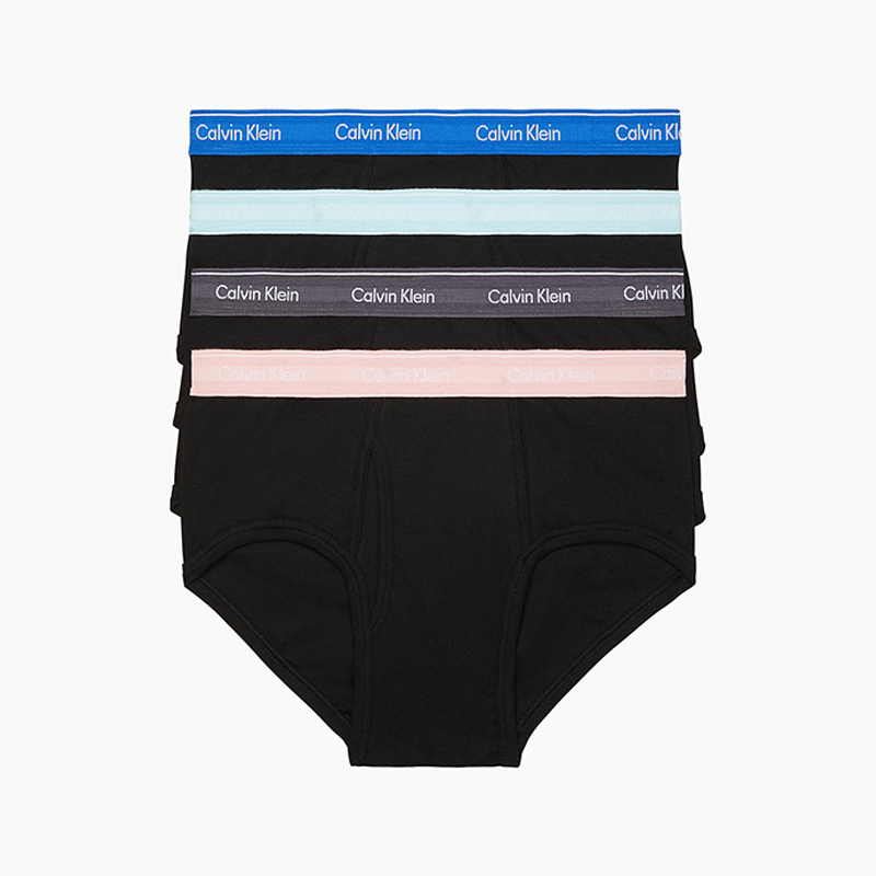 Light Blue + Light Pink + Bright Blue + Grayish Purple / 9133 Strip packing   quality goods Calvin   Klein / CK American version man Boxer underwear cotton Four corners comfortable ventilation underpants