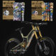 Bicycle personalized pattern protective film is waterproof and durable