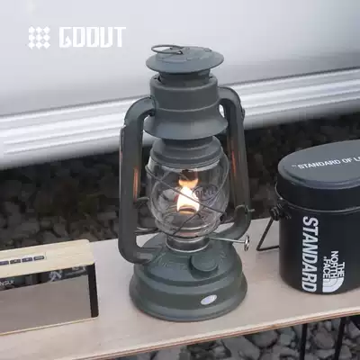 American DIETZ outdoor retro camping self-driving picnic vintage portable kerosene kerosene lamp non-fire hand feuerhand