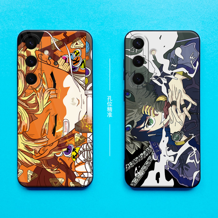 Anime – Demon Slayer Matte Soft Silicone TPU S24, S24 Plus, S24 Ultra, S23, S23 Plus, S23 Ultra, S22, S22 Plus, S22 Ultra