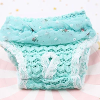 Шифоновые физиологичные синие штаны