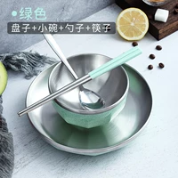 Палочки для еды из нержавеющей стали, ложка, нержавеющая сталь AISI 304