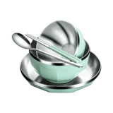 Изысканная посуда из нержавеющей стали, комплект для домашнего использования, палочки для еды