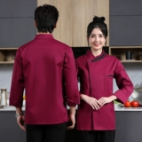 Старший шеф -повар рабочая одежда с длинными рукавами мужски осень и зимний отель западные ресторан магазин торт магазин пекарь