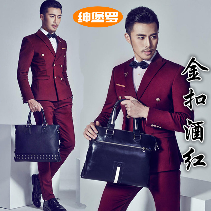 Exhibition Apparel Men Write Real West Suit Suits for Wedding Dress Wedding Photography Themed Youth Photo Gallery Photo Suits