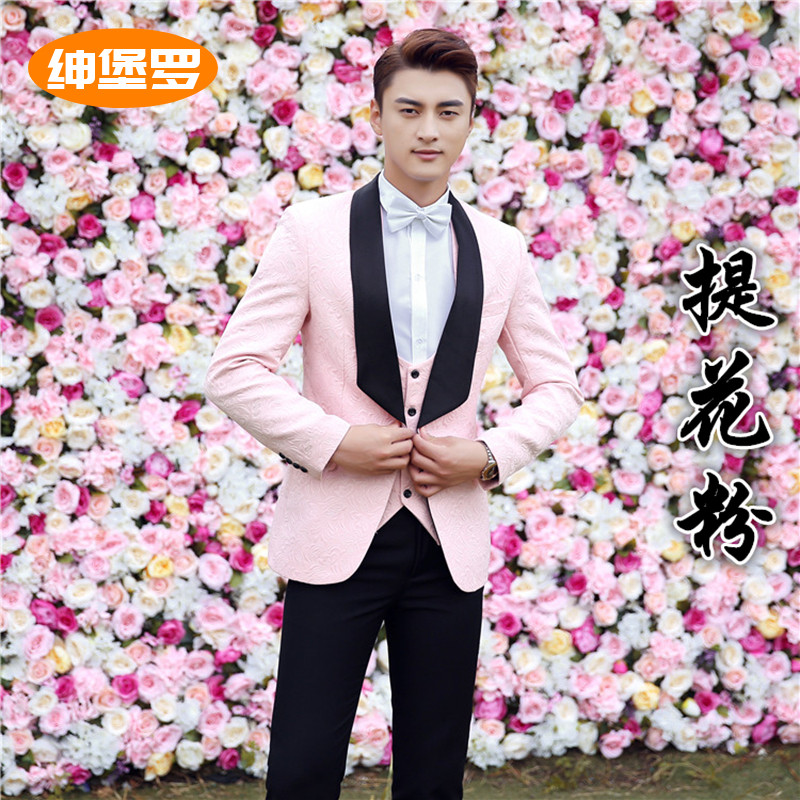 West Suit Suit Photos Photo Gallery Photo Suits Green Fruit Collar Groom Bridegroom Wedding Banquet Hosted Evening Gown Themed Positive Dress
