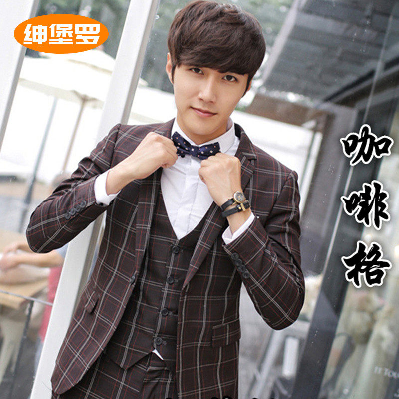 British style suit hosts the wedding dress tide men's film film exhibition suit