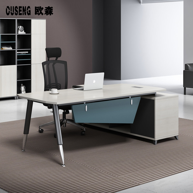 Chengdu modern minimalist desk chair combination boss table president table managing desk officer desk head desk single position