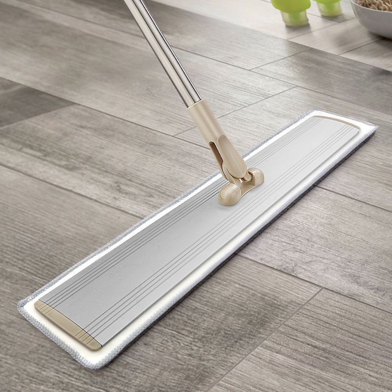 Large Aluminum Flat Mop with Rotating Head for Home Use on Wooden Floors and Tiles, Hands-Free Cleaning, Large Mop for Dust Removal