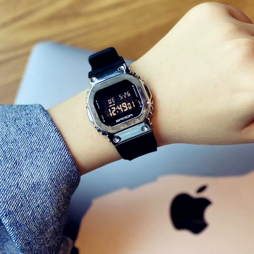 Electronic Watch Watch Ladies Cube Ins Wind Unicorn Middle School Ученики девочки спортивные водонепроницаемые ночи основаны мужчины