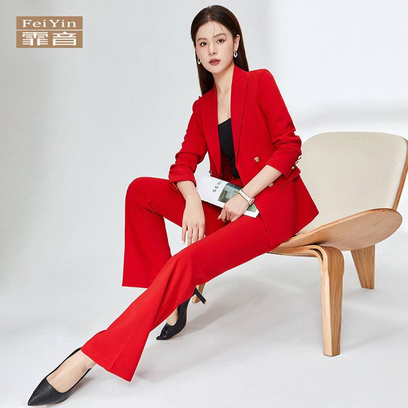 红装出位 霏音高端职业套装,女神范儿全靠它👑-职业女裤套装-淘宝好物网