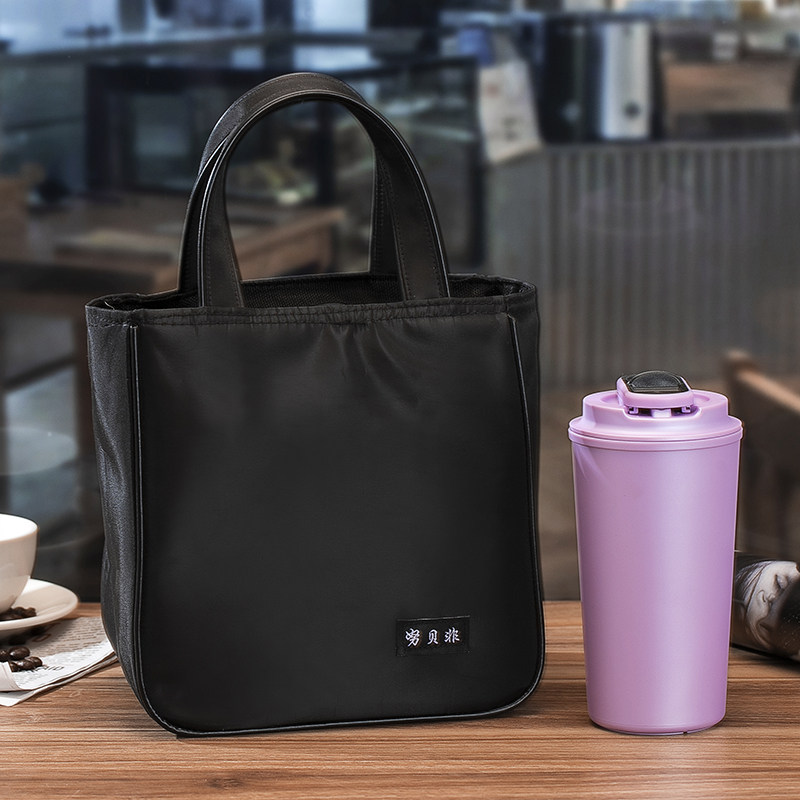 Japanese-style Oxford cloth thick resistant waterproof bento bag bento bag office workers portable lunch box bag with rice handbag