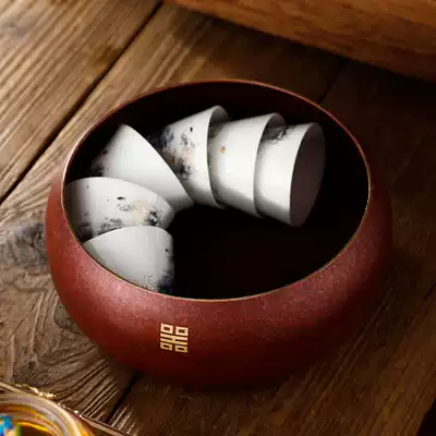 Longshantang pure copper tea washing large pen washing home washing kung fu tea set accessories water Meng washing tea cup Japanese Zen