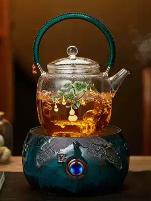 Longshantang Glass Teapot Tea and water separation steaming Teapot Household electric pottery stove Tea maker set Large kettle