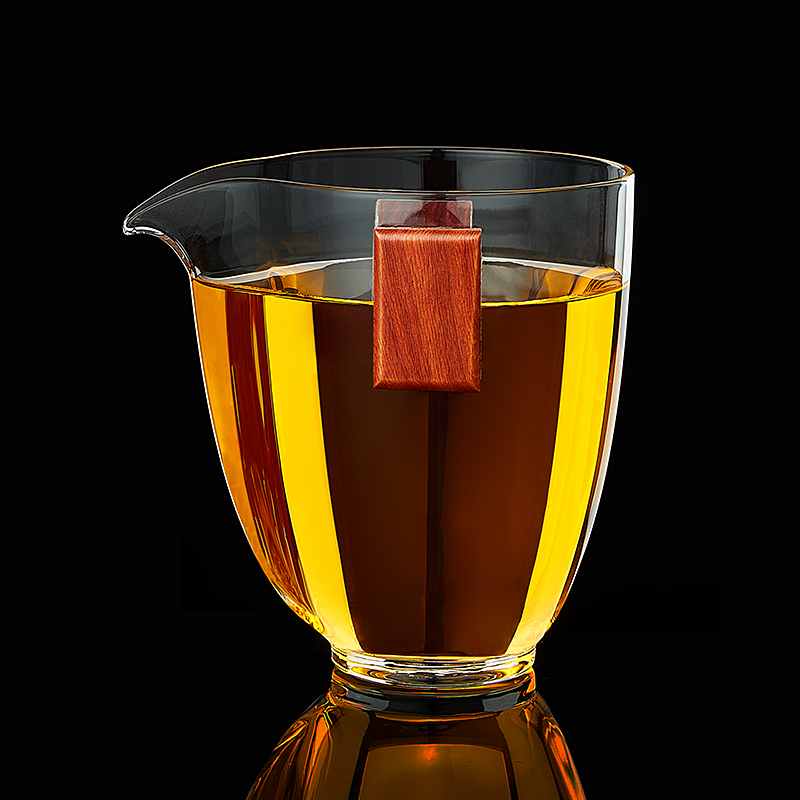 Longshan Hall Public Cup Glass Thickened Heat Resistant Pure Hand Justice Cup Home Sub Tea Instrumental Tea Haiutiu Tea Accessories