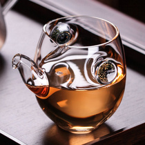 Longshan Hall Justice Cup Glass Pure Handmade Chinese Style Public Cup Tea Sea Sub tea ware Taiwan and Home High temperature resistant