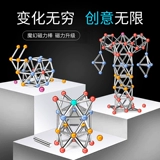 Магнитный комплект, сильный магнит, детский конструктор, вариационная волшебная магнитная игрушка