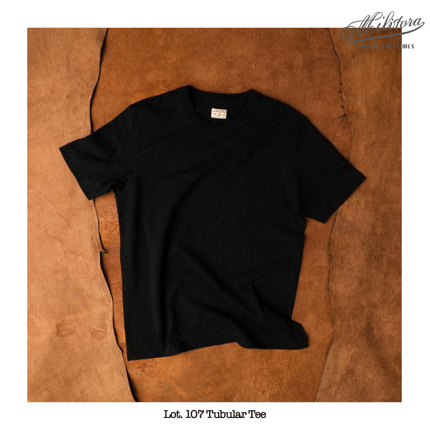 Retro cotton summer comfortable breathable solid T-shirt with a round collar