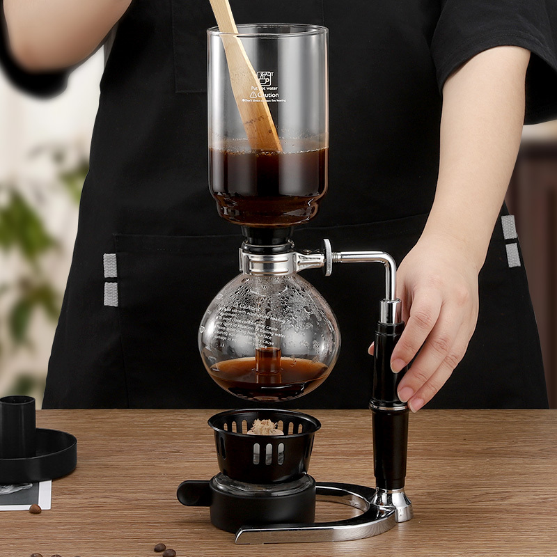 Siphon Coffee Pot Set, Siphon Coffee Distiller, Small Household Tea and Coffee All-In-One Machine Siphon Coffee Pot Set, Siphon Coffee Distiller, Small Household Tea and Coffee All-In-One Machine