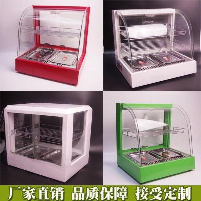 Food counter exhibition cabinet transparent small pastry counter display cabinet Mobile insulation and preservation display cabinet