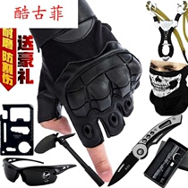 Equipment dumbbell special war thickened exercise spring and autumn iron boxing suit Sanda gloves half finger male youth Mountaineering