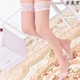 Vớ đùi nửa chống trượt vớ nửa chân nữ vớ đen vớ silicon dài quá đầu gối vớ dứa vớ vớ cao - Vớ