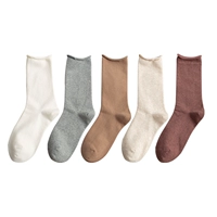 Белый + светло -серый + хаки + бежевый + фиолетовый 5 пары