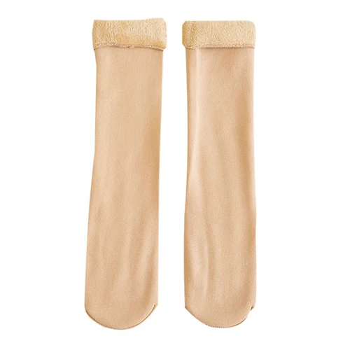 Зимние утепленные носки, гольфы, средней длины, популярно в интернете