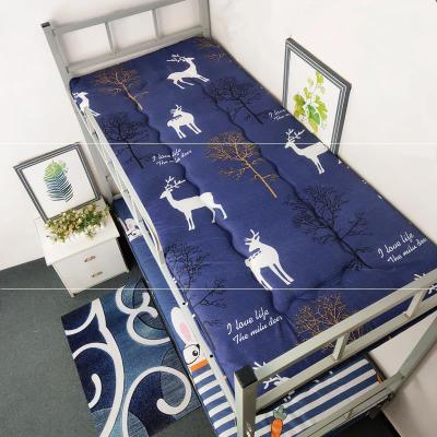 m ngủ nệm sàn nệm đơn ký túc xá giường tầng 09 dày có thể gấp lại tatami sinh viên chống ẩm - Nệm