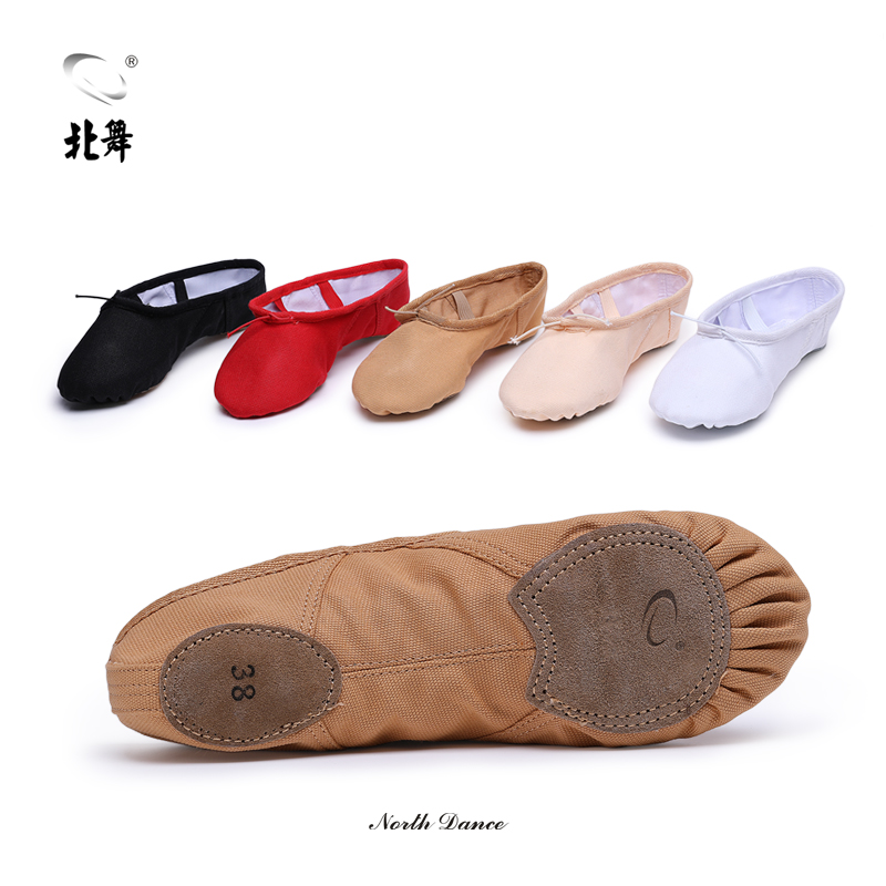North Dance Dancing Shoes Children Women Soft-bottom Exercises Adult Body Classical Dancing Cat Paws Male and female Chinese Ballet Dance
