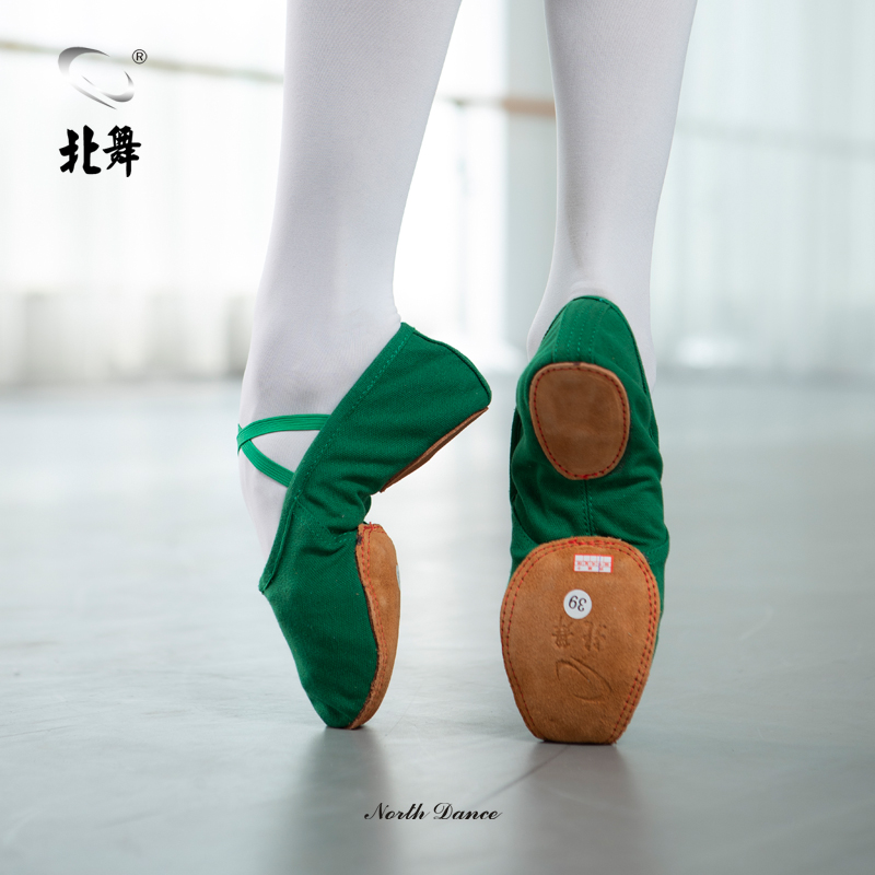 North Dance Green Ballet Shoes Children Soft Soft Soft Soft Soft Soft Soft Practice Adult Body Classical Cat Classical Classical Ballet Boy Girls Ballet