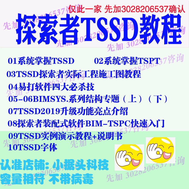 Explorer TSSD2019 structure software full set of video tutorial new features animation demonstration self-study course