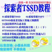 Explorer TSSD2019 structural software full set of video tutorials New features to explain animation demonstration Self-study course
