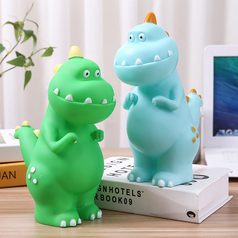 Dinosaur deposit money pot anti-fall children boy savings pot creativity can be advisable cute little kid internet red zero money store money-Taobao