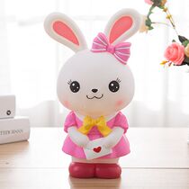 Big Numbers Rabbit Deposit Pot Korea Creativity Cute Little Rabbit Children Savings Pot Store Money Pot Send Girl Gifts