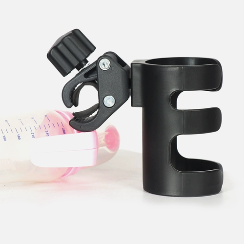 Крутящаяся коляска, держатель для стакана со стаканом, бутылочка для кормления, универсальный держатель для бутылки