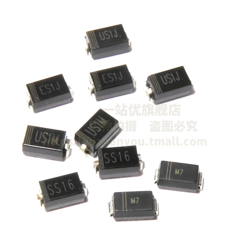 20 диоды выпрямителя чипов US1J ES1J US1M SS16 SMA Диоды быстрого восстановления