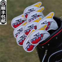 Korean version of Shark personalized golf club cover head cover protective cover headgear cover iron cover wooden club cover