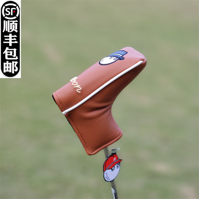 ສົ່ງອອກໃຫມ່ຊາວປະມົງ hat golf club cover club head cover ball head protective cap cover three-dimensional embroidered wood club cover