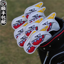 Korean version of Shark personalized golf club cover head cover protective cover headgear cover iron cover wooden club cover