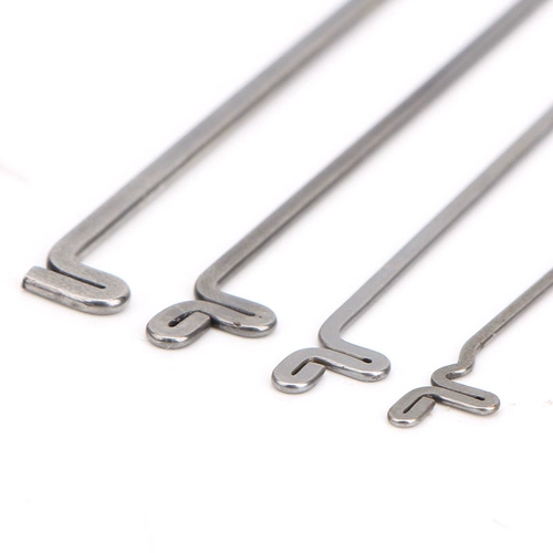 Пирсинг для языка, маленький крючок для вязания, шерстяной плетеный свитер из нержавеющей стали, тройник