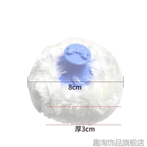 Portable compact baby powder puff box large talcum powder box special packaging box childrens storage