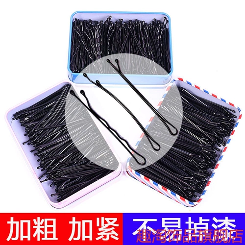 Черная волнистая заколка для волос для взрослых, аксессуар для волос