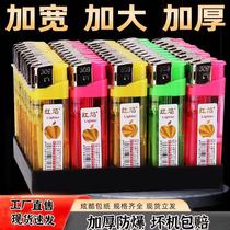 Whole box 50 windproof lighter for home common disposable Minfire lighter convenience store supermarket Custom and durable