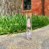 Розовый хвост кролика 3*12 см размера