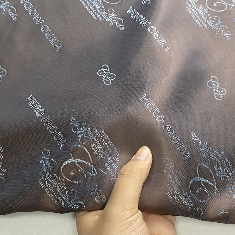 Artistic Lettering, High-Grade Imported Anti-Static New Lining Material, Jacquard Autumn and Winter Cashmere Coat, Trench Coat, Fur Lining