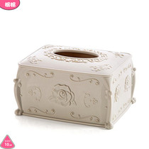 Hotel Chinese style simple beauty salon dormitory paper tissue box restaurant small car box special restaurant